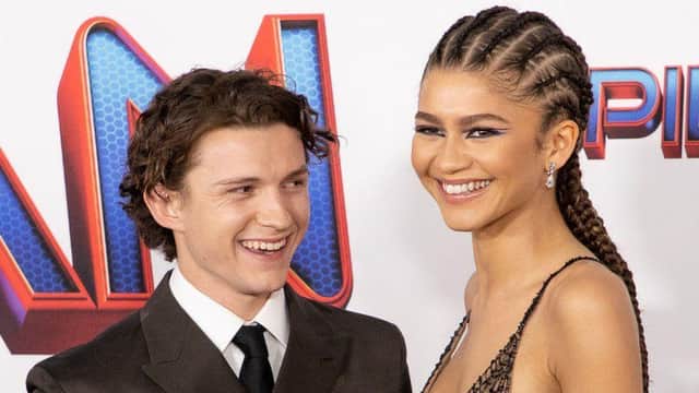 The movie sees Tom Holland play Spider-Man alongside Zendaya's MJ
Getty Images
