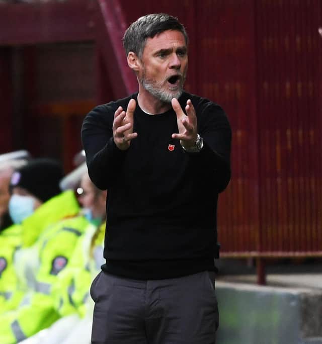 Motherwell boss Graham Alexander. (Photo by Craig Foy / SNS Group)