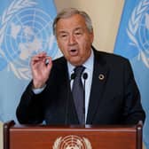 Antonio Guterres, Secretary General of the United Nations, has urged developed nations to reach net-zero carbon emissions by as close to 2040 as possible (Picture: John Minchillo-Pool/Getty Images)