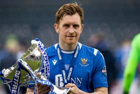 St Johnstone's Liam Craig admits that when he at last got his hands on a trophy with with the Betfred Cup success in February, three months later he would have the opportunity to claim another one. (Photo by Craig Williamson / SNS Group)