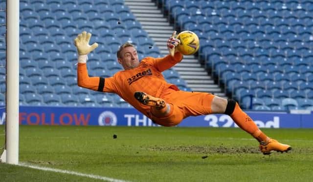 Allan McGregor has kept 13 clean sheets in his 19 Premiership appearances for Rangers so far this season. (Photo by Alan Harvey / SNS Group)