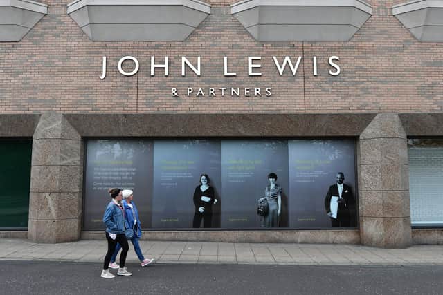John Lewis has department stores in Glasgow, above, and Edinburgh but has closed its Aberdeen branch. Picture: John Devlin