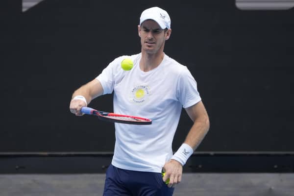 Andy Murray faces Matteo Berrettini in the first round of the Australian Open.