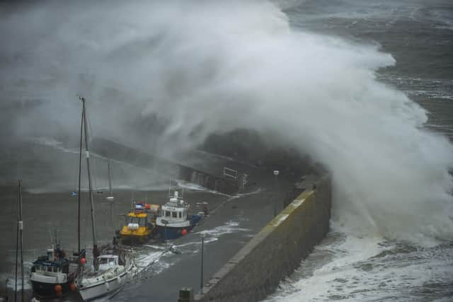 Storm Barat, which sparked a red 'danger to life' weather warning, caused widespread disruption in the north-east of Scotland in October last year