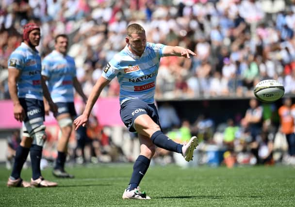 Finn Russell kicked 14 points as Racing 92 defeated Stade Francais 33-20 in the Top 14 quarter-finals.