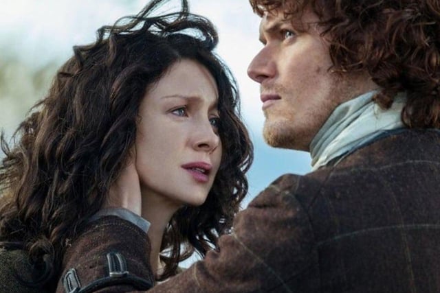 ‘Mo Nighean Donn’ translates to ‘My brown haired lass’ which is the term of endearment Jamie Fraser uses to describe his wife, Claire, during the series. It is pronounced like so: “moh - nee-uhn - down”.