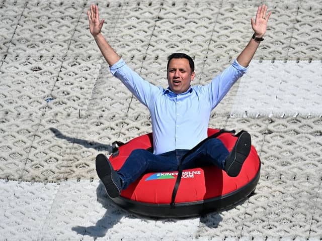 Scottish Labour leader Anas Sarwar is expected to be encouraged by the poll results. Picture: Jeff J Mitchell/Getty Images