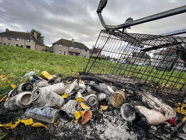 Riot police were called in after a group of youths blocked roads in Dundee with bonfires and hurled fireworks in the street.The disorder began on Beauly Square in the Kirkton area at about 17:30 on Monday and continued for several hours.