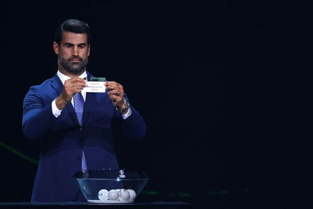 Former Turkish international goalkeeper Volkan Demirel picked Hearts out the bowl for Group A. (Photo by OZAN KOSE/AFP via Getty Images)