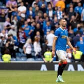 Borna Barisic had an emotional response at the end of the Rangers v Celtic clash on Sunday. (Photo by Alan Harvey / SNS Group)