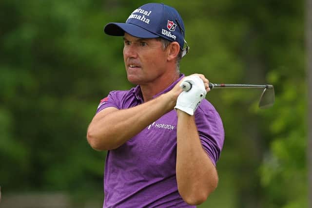 Three-time major winner Padraig Harrington in action during the KitchenAid Senior PGA Championship at Harbor Shores in Michigan. Picture: Stacy Revere/Getty Images.