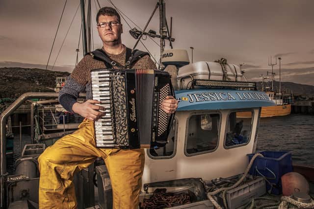 Angus MacPhail is a member of Celtic band Skipinnish and fishes off Barra (Stephen Kearney of Little Day Productions)
