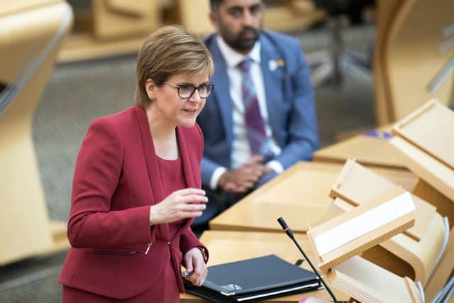 Scotland's First Minister Nicola Sturgeon. Picture: Jane Barlow/POOL/AFP via Getty Images