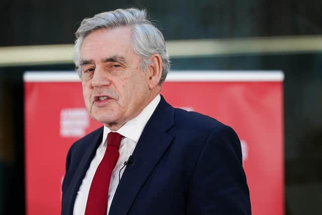 Former Labour prime minister Gordon Brown. Picture: Ian Forsyth/Getty Images