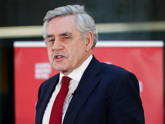 Former Labour prime minister Gordon Brown. Picture: Ian Forsyth/Getty Images