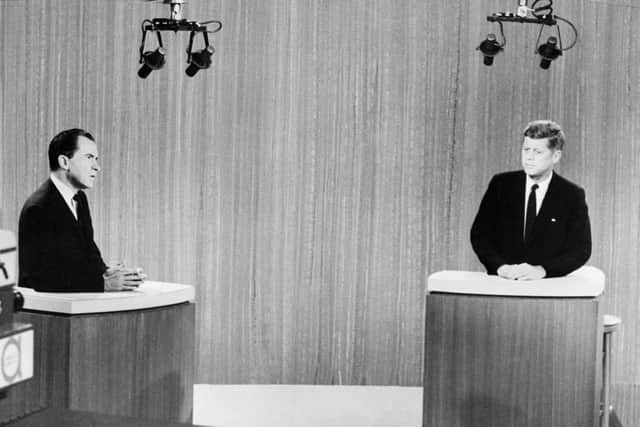 The televised debate between Richard Nixon and John Kennedy in 1960 started a trend that eventually spread to the UK (Picture: AFP via Getty Images)