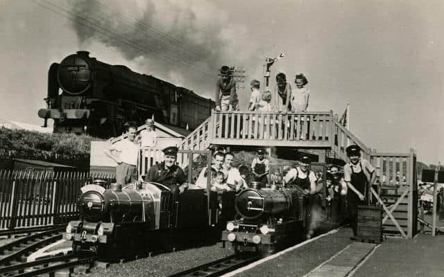 The railway in the main line steam era. Picture: Kerr's Miniature Railway