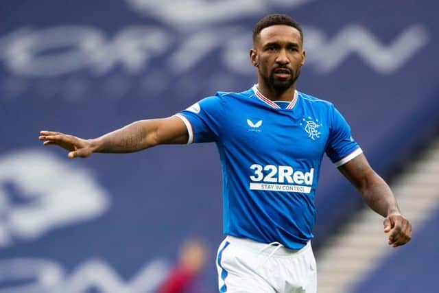Jermain Defoe is poised to return to the Rangers starting line-up for the Betfred Cup tie at Falkirk on Sunday evening. (Photo by Craig Foy / SNS Group)