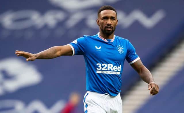 Jermain Defoe is poised to return to the Rangers starting line-up for the Betfred Cup tie at Falkirk on Sunday evening. (Photo by Craig Foy / SNS Group)
