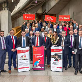 MSPs at Holyrood help to raise awareness of the ReviveR CPR training course