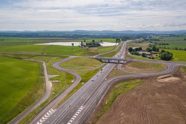 A six-mile section of the A9 between Luncarty and Birnam was turned into dual carriageway last year, but progress has been elsewhere on the road (Picture: Transport Scotland)