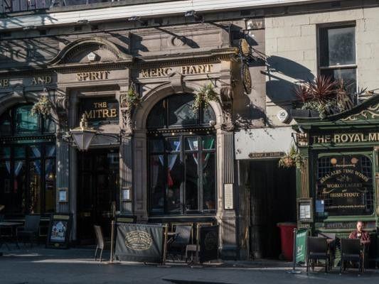 The Mitre is situated in High Street, in the heart of Edinburgh's Old Town. It is a traditional 19th Century pub serving up traditional pub grub and streaming the Euro 2024 action on its HD screens.