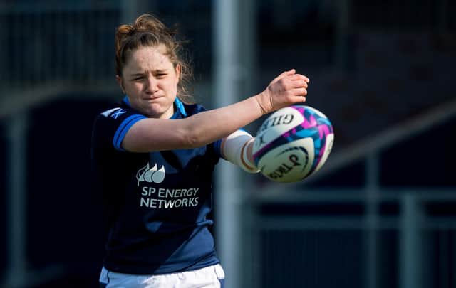 Rachel McLachlan hopes a record crowd can cheer on Scotland Women against Ireland on Saturday.  (Photo by Ross Parker / SNS Group)