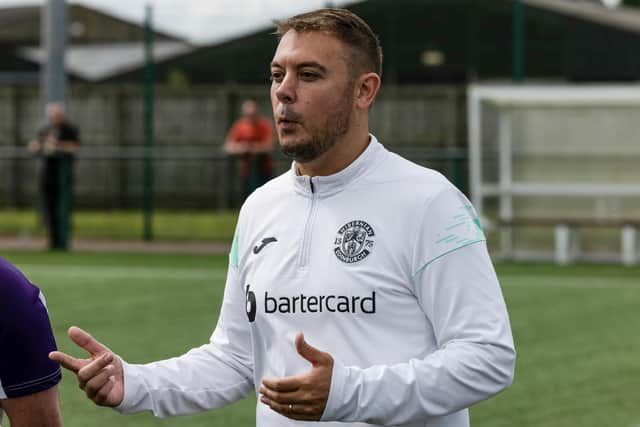 Hibs chief executive Ben Kensell at the inaugural Ron Gordon 24-hour Football Charity match. Photo by Mark Scates / SNS Group