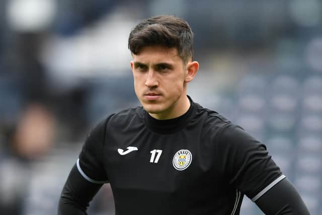 St Mirren midfielder Jamie McGrath.