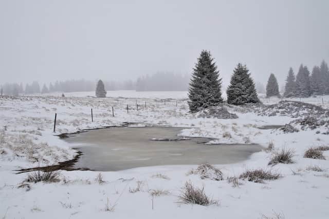 Whether is a river, pond, canal or reservoir – frozen water should be avoided.