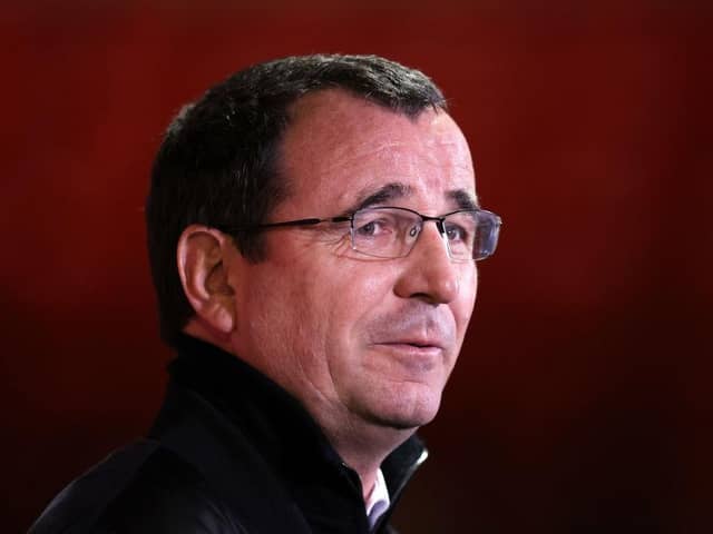 Gary Bowyer left Salford City last month but has been quickly re-employed at Dundee (Photo by Alex Pantling/Getty Images)