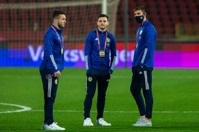 National heroes John McGinn, Andy Robertson and Declan Gallagher have all worked their way up from the lower ranks of the Scottish game. Photo by Nikola Krstic/SNS Group)
