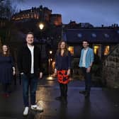 From left: Elaine Taylor, Jack Francis, Zoë Strong, and Jack Fisher of Pogo Studio. Picture: Stewart Attwood.