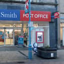 Several of the WHSmith high street branches house Post Office counters, including this store in Dunfermline, Fife. Picture: Scott Reid
