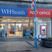 Several of the WHSmith high street branches house Post Office counters, including this store in Dunfermline, Fife. Picture: Scott Reid