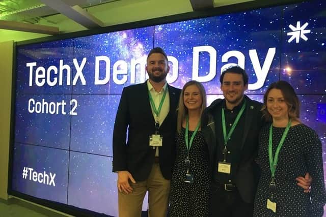 The OGTC’s TechX delivery team. From left: David Millar, Mariah Forbes, Stuart MacKinven, and Natalie Lucey (file image). Picture: contributed.