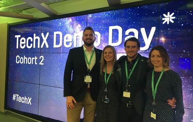 The OGTC’s TechX delivery team. From left: David Millar, Mariah Forbes, Stuart MacKinven, and Natalie Lucey (file image). Picture: contributed.