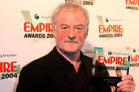 Bernard Hill with his Scene of the Year award for Lord of the Rings: The Ride of the Rohirrim at the Sony Ericsson Empire Film Awards in 2004. (Picture: Steve Finn/Getty Images)