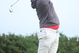 Russell Chrystie in action during his win in the Tartan Pro Tour's St Andrews Classic on the New Course. Picture: Tartan Pro Tour