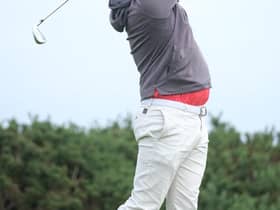 Russell Chrystie in action during his win in the Tartan Pro Tour's St Andrews Classic on the New Course. Picture: Tartan Pro Tour
