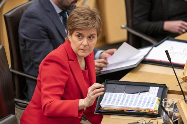 First Minister Nicola Sturgeon. Picture: PA