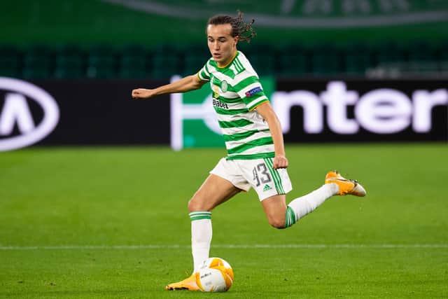 Diego Laxalt has impressed Celtic fans so far. Picture: SNS