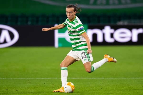Diego Laxalt has impressed Celtic fans so far. Picture: SNS