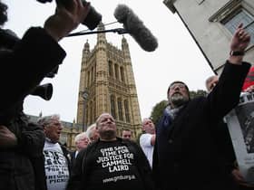 Members of the so-called Shrewsbury 24, who were convicted for picketing nearly 50 years ago, have won a bid to clear their names at the Court of Appeal. (Photo by Dan Kitwood/Getty Images)