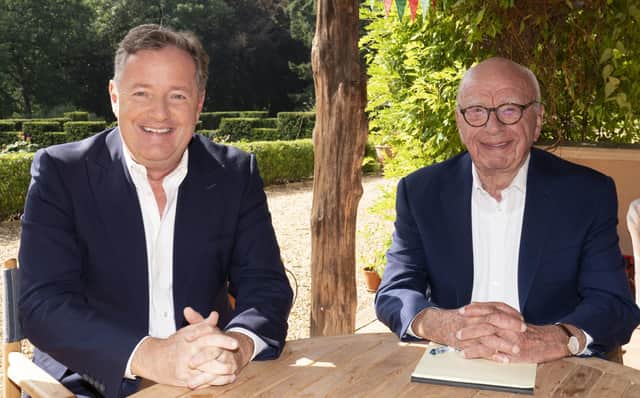 Piers Morgan has signed up with Rupert Murdoch. (Paul Edwards/The Sun//News UK/PA)