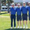 Scotland are being represented in the European Nations Championship by, from left, James Morgan, Connor Graham, Gregor Graham and Gregor Tait.