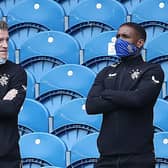 Steven Davis and Jermain Defoe. (Photo by Ian MacNicol/Getty Images)