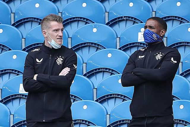 Steven Davis and Jermain Defoe. (Photo by Ian MacNicol/Getty Images)