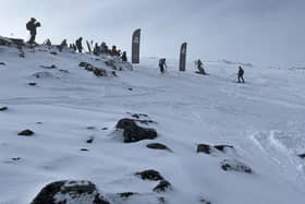 Right on cue, the sun starts to break through as the Maverick event gets under way at Glencoe PIC: Andy Meldrum / Glencoe Mountain Resort