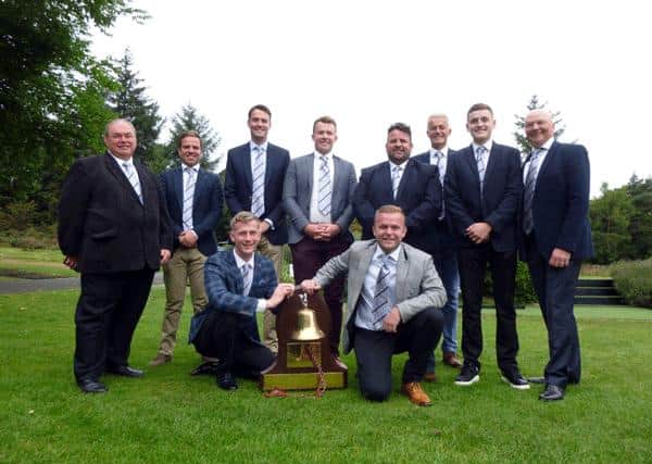 Glasgow Golf Club's winning team in this year's Boundary Bell at Cathkin Braes. Picture: golfinglasgow.com